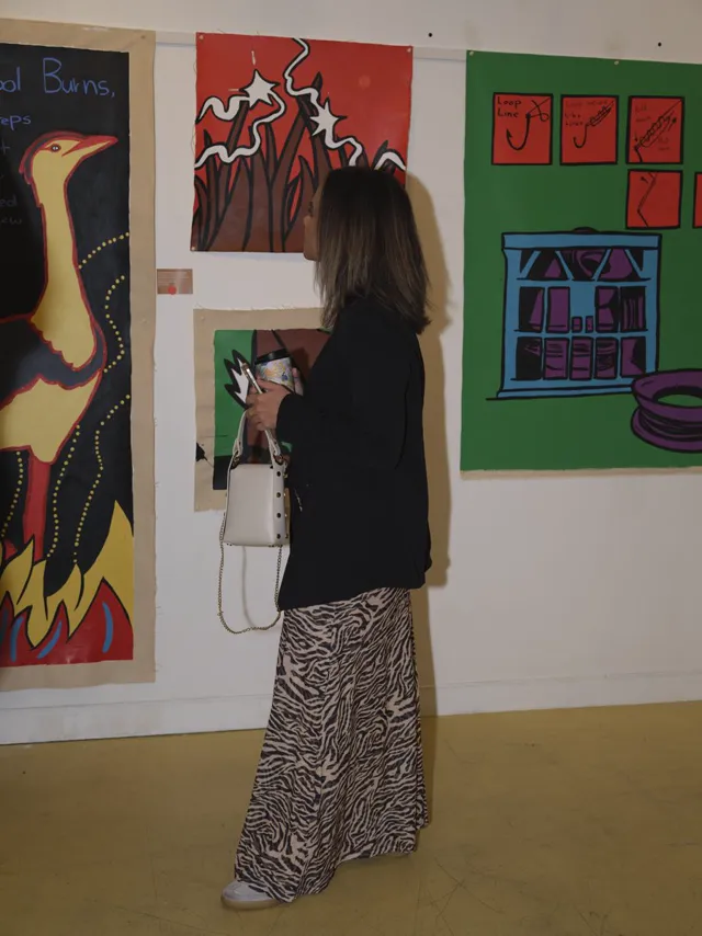 The Black Canoe on Instagram — exhibition opening night