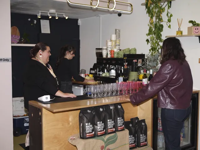 The Black Canoe on Instagram — inside the gallery and café